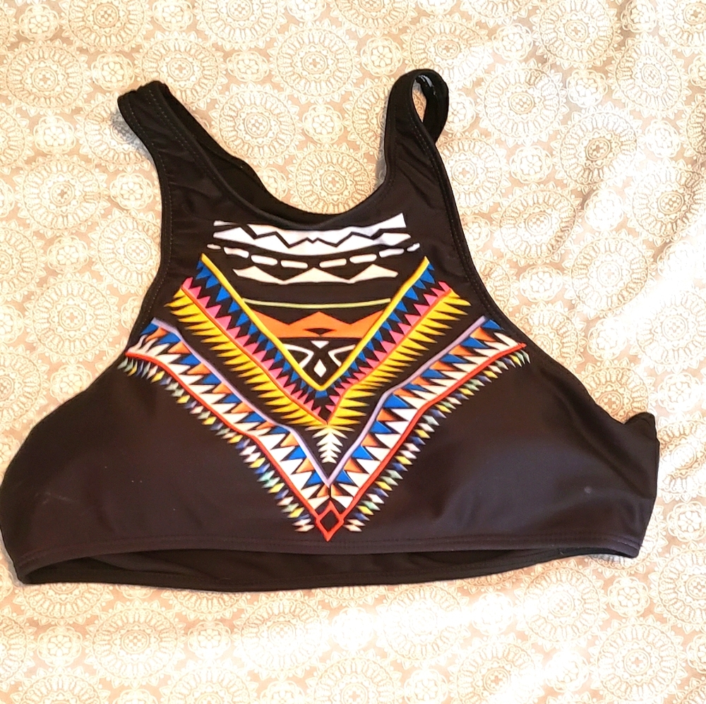 Tribal Bikini Top (Donated)